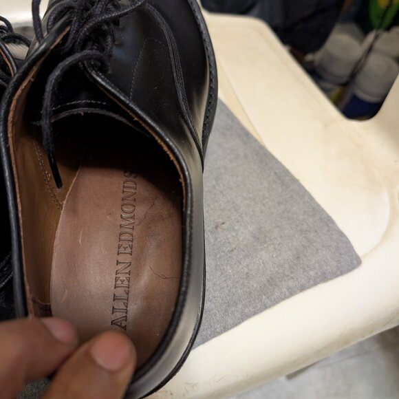 Allen Edmonds Park Avenue Lug Oxford Shoes Sz 9 D - Black - Picture 5 of 7